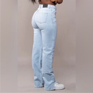 Fitjeans straight leg vintage blue